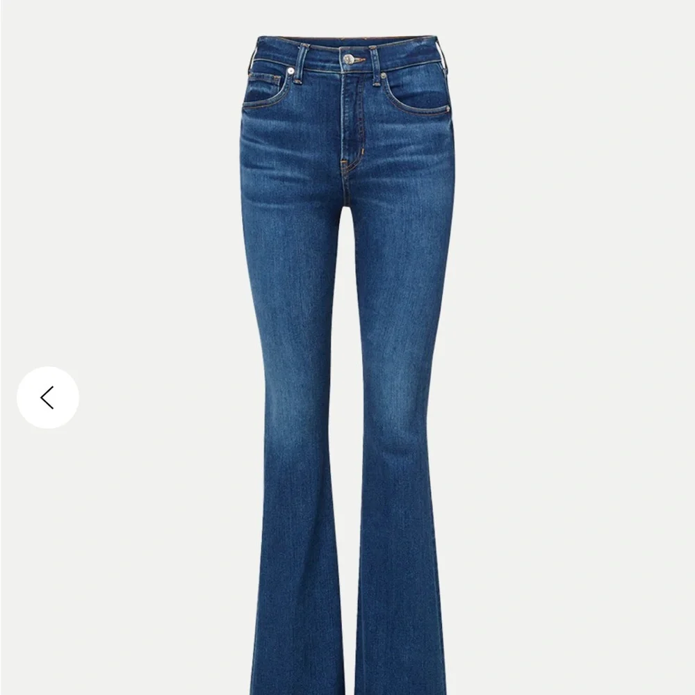 EUC Veronica Beard Blue Flare Wide Leg Jeans 26 - Picture 3 of 7
